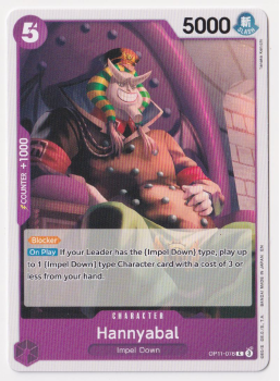 Hannyabal : OP11-076 A FIST OF DIVINE SPEED - One Piece Single Card