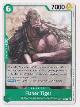 Fisher Tiger : OP11-035 A FIST OF DIVINE SPEED - One Piece Single Card