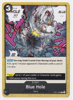Blue Hole : OP11-098 A FIST OF DIVINE SPEED - One Piece Single Card
