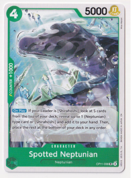 Spotted Neptunian : OP11-036 A FIST OF DIVINE SPEED - One Piece Single Card