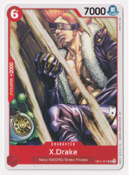 X.Drake : OP11-017 A FIST OF DIVINE SPEED - One Piece Single Card