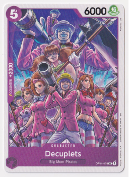 Decuplets : OP11-078 A FIST OF DIVINE SPEED - One Piece Single Card