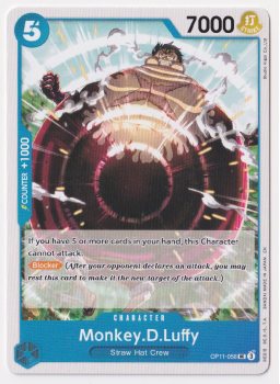 Monkey.D.Luffy : OP11-058 A FIST OF DIVINE SPEED - One Piece Single Card