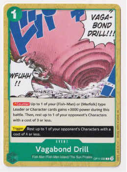 Vagabond Drill : OP11-039 A FIST OF DIVINE SPEED - One Piece Single Card