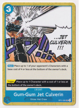 Gum-Gum Jet Culverin : OP11-061 A FIST OF DIVINE SPEED - One Piece Single Card