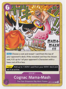Cognac Mama-Mash : OP11-081 A FIST OF DIVINE SPEED - One Piece Single Card