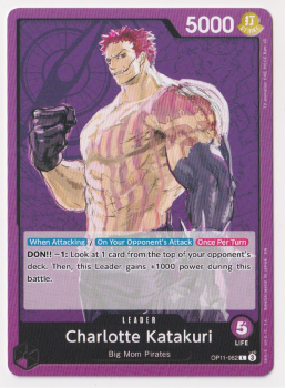 Charlotte Katakuri : OP11-062 A FIST OF DIVINE SPEED - One Piece Single Card