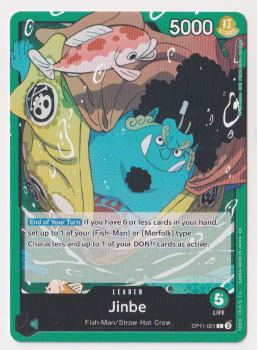 Jinbe : OP11-021 A FIST OF DIVINE SPEED - One Piece Single Card