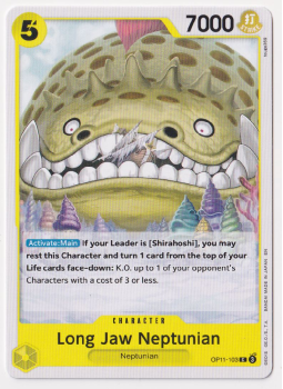 Long-Jaw Neptunian : OP11-103 A FIST OF DIVINE SPEED - One Piece Single Card