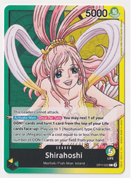 Shirahoshi : OP11-022 A FIST OF DIVINE SPEED - One Piece Single Card