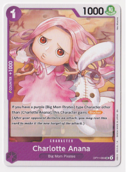 Charlotte Anana : OP11-065 A FIST OF DIVINE SPEED - One Piece Single Card