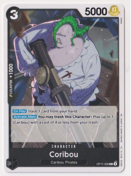 Coribou : OP11-086 A FIST OF DIVINE SPEED - One Piece Single Card