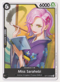 Miss Sarahebi : OP11-087 A FIST OF DIVINE SPEED - One Piece Single Card