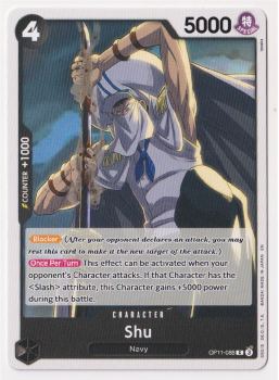 Shu : OP11-088 A FIST OF DIVINE SPEED - One Piece Single Card