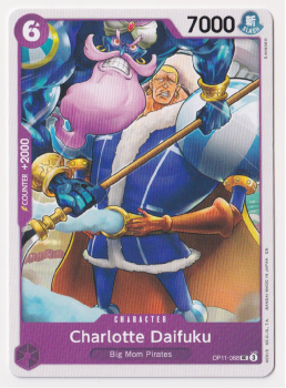Charlotte Daifuku : OP11-068 A FIST OF DIVINE SPEED - One Piece Single Card