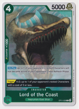 Lord of the Coast : OP11-028 A FIST OF DIVINE SPEED - One Piece Single Card