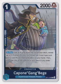 CaponeGangBege : OP11-048 A FIST OF DIVINE SPEED - One Piece Single Card