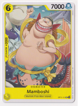 Mamboshi : OP11-111 A FIST OF DIVINE SPEED - One Piece Single Card