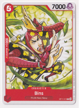 Bins : OP11-011 A FIST OF DIVINE SPEED - One Piece Single Card