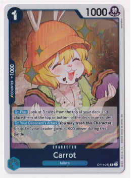 Carrot : OP11-049 A FIST OF DIVINE SPEED - One Piece Single Card