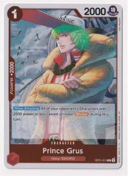 Prince Grus : OP11-013 A FIST OF DIVINE SPEED - One Piece Single Card