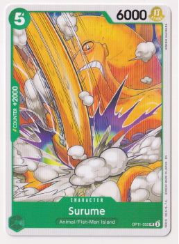 Surume : OP11-032 A FIST OF DIVINE SPEED - One Piece Single Card