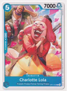 Charlotte Lola : OP11-052 A FIST OF DIVINE SPEED - One Piece Single Card