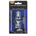 Pathfinder Deep Cuts Unpainted Miniatures: Half-Elf Monk Female