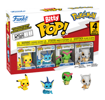 Pop! Bitty Pop Pokemon - Pikachu 4 Pack