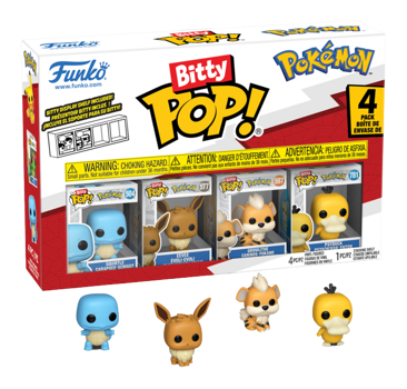 Pop! Bitty Pop Pokemon - Squirtle 4 Pack
