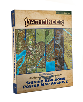 Pathfinder 2nd Edition: Lost Omens: Shining Kingdoms Poster Map Archive