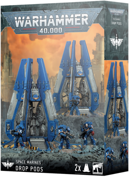 Space Marines Drop Pods