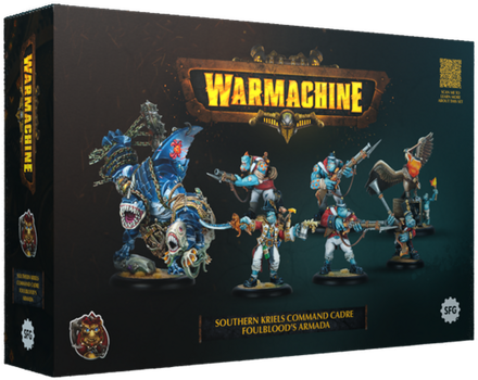 Warmachine: Southern Kriels Foulblood's Armada Command Starter Front