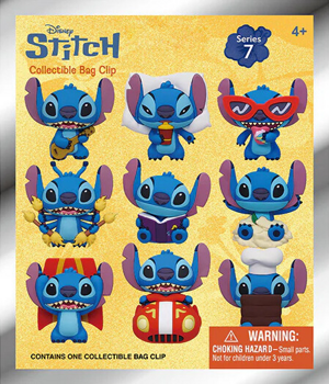 Disney Stitch 3D Keychain Series 7