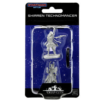 Starfinder Battles Deepcuts Unpainted Miniatures Shirren Technomancer
