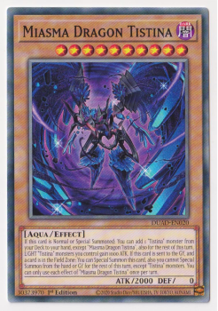 Miasma Dragon Tistina (Common) single card from Yu-Gi-Oh!