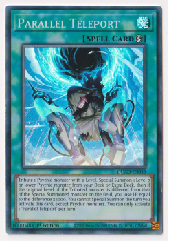 Parallel Teleport (Super Rare) single card from Yu-Gi-Oh!