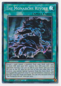 The Monarchs Revolt (Super Rare) single card from Yu-Gi-Oh!