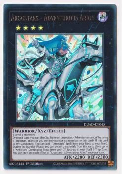 Argostars - Adventurous Arion (Ultra Rare) single card from Yu-Gi-Oh!