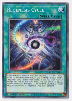 Regenesis Cycle (Common) single card from Yu-Gi-Oh!