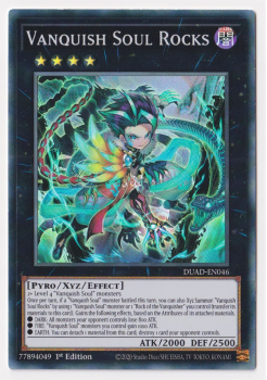 Vanquish Soul Rocks (Super Rare) single card from Yu-Gi-Oh!