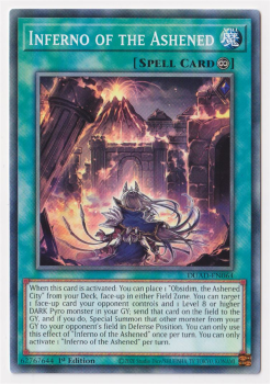 Inferno of the Ashened (Common) single card from Yu-Gi-Oh!