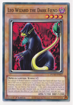 Leo Wizard the Dark Fiend (Common) single card from Yu-Gi-Oh!