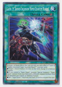 Layer 19 Sudden Incursion! Super Quantum Black!! (Common) single card from Yu-Gi-Oh!
