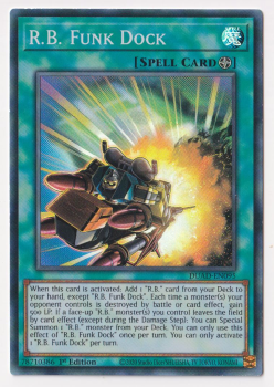 R.B. Funk Dock (Super Rare) single card from Yu-Gi-Oh!
