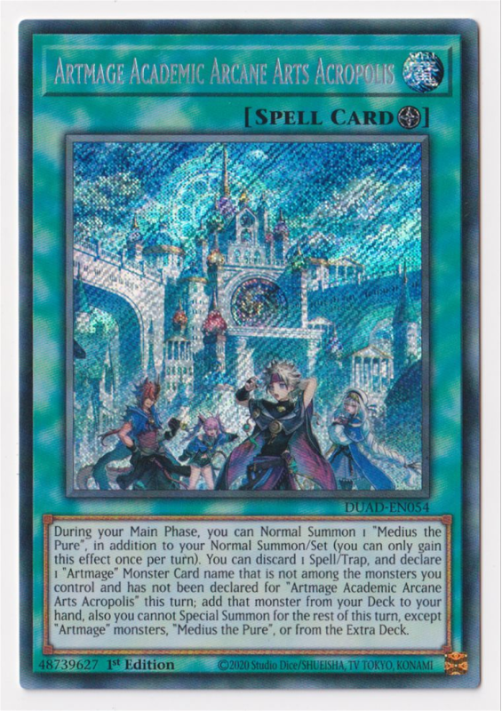 Artmage Academic Arcane Arts Acropolis (Secret Rare) : DUAD-EN054 - Yu ...