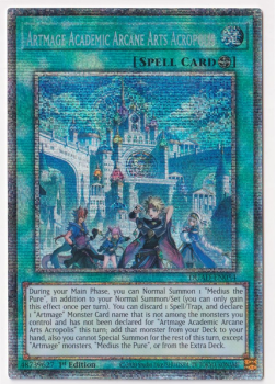 Artmage Academic Arcane Arts Acropolis (Starlight Rare) single card from Yu-Gi-Oh!