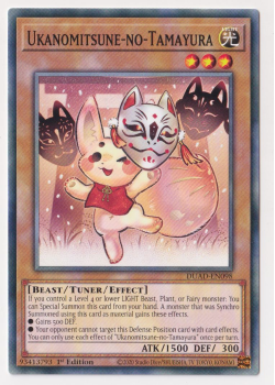 Ukanomitsune-no-Tamayura (Common) single card from Yu-Gi-Oh!
