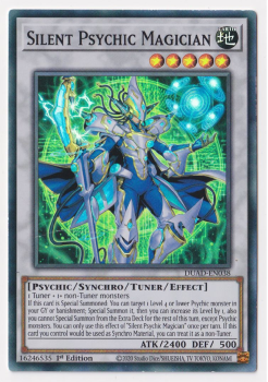 Silent Psychic Magician (Super Rare) single card from Yu-Gi-Oh!
