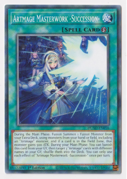 Artmage Masterwork -Succession- (Common) single card from Yu-Gi-Oh!